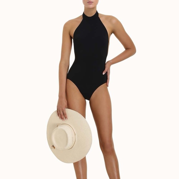 Zimmermann Other - Zimmermann Halter One Piece Swimsuit in Noir